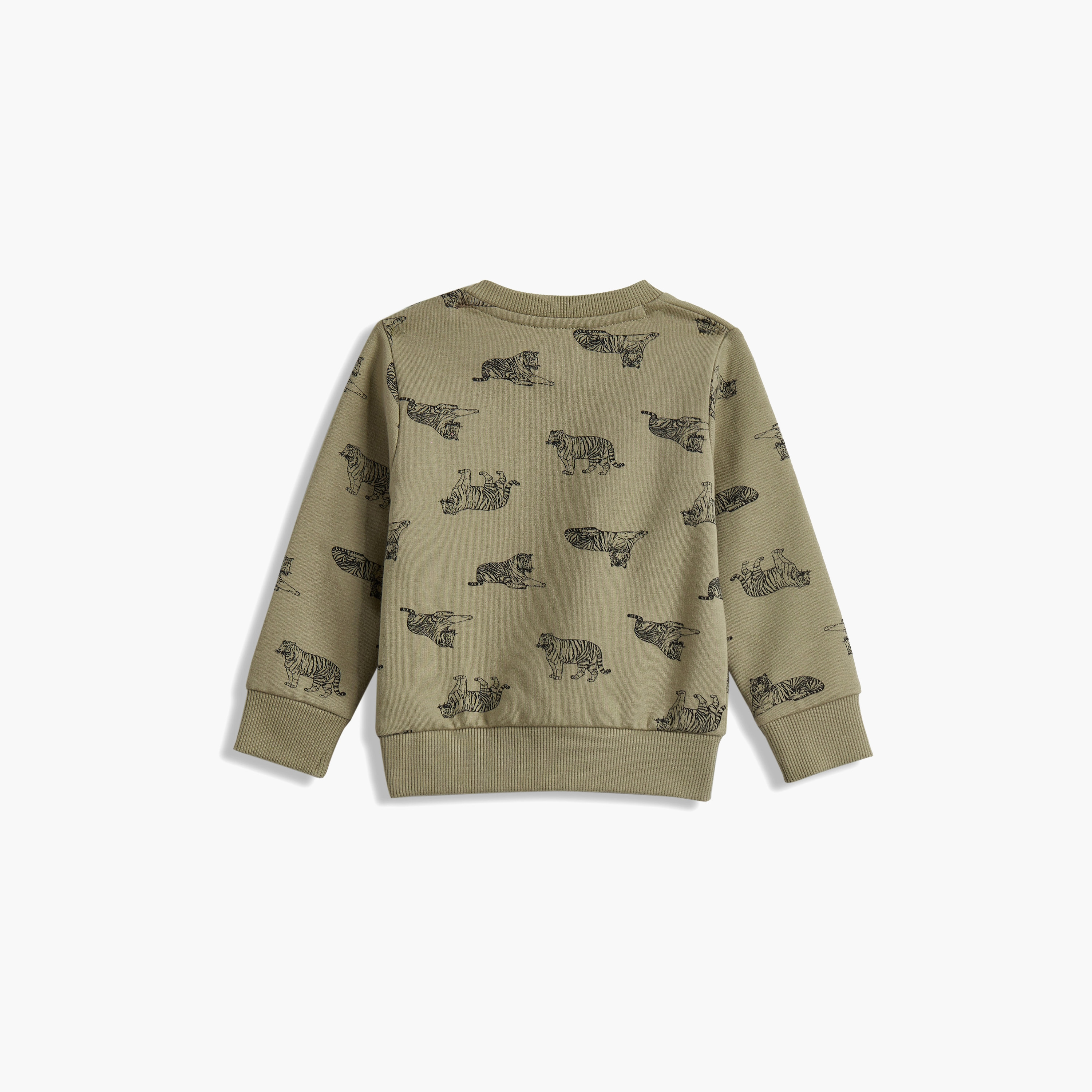 سويت شيرت مطبوع بأكمام طويلة مع بنطال ركض قطعتين من ديركجي-baby-boys-clothing-winterwear-setsandcoords-image-3