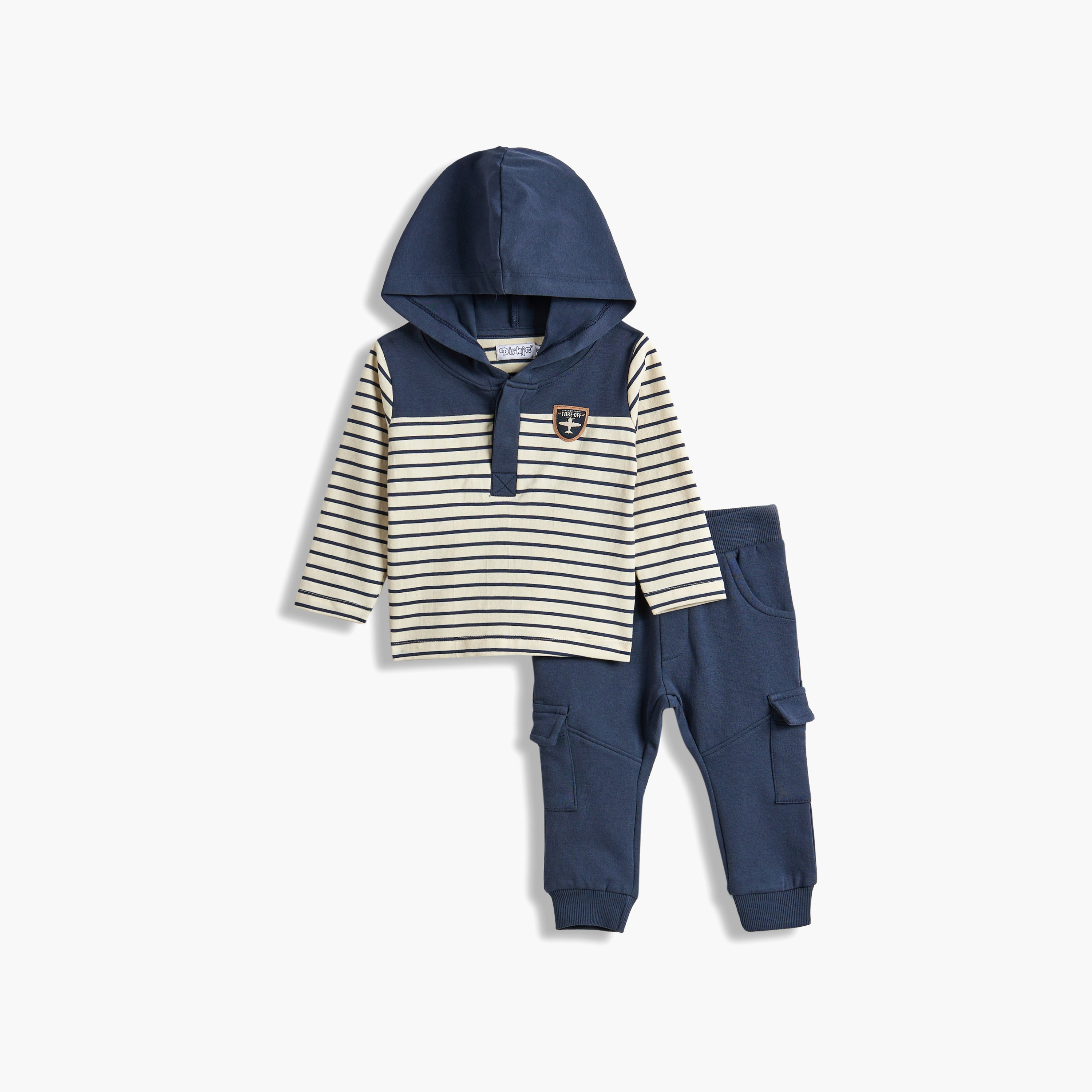 Dirkje 2-Piece Striped Long Sleeves Hoodie with Joggers-cpkids-clothing-boys-winterwear-sets-image-2
