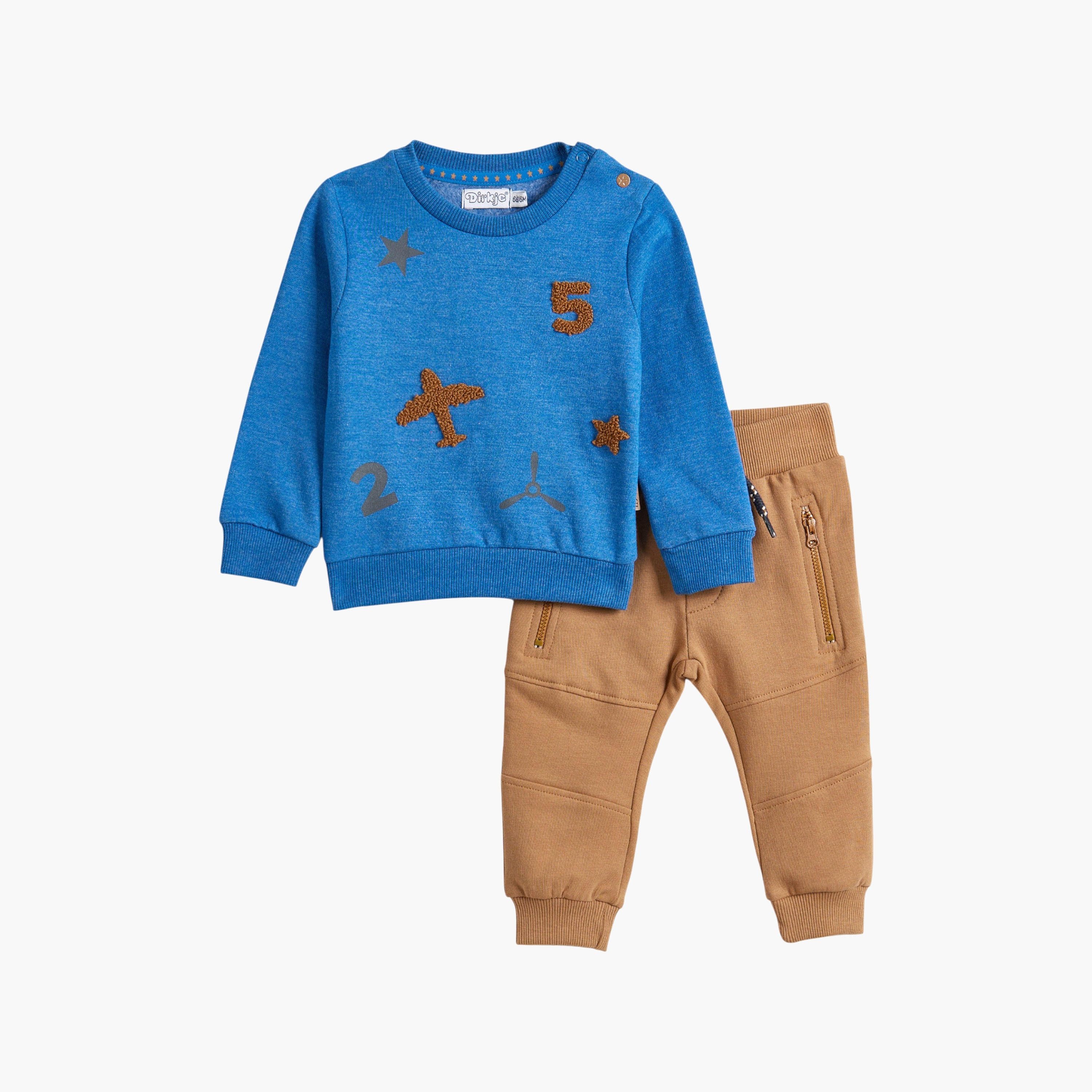 Dirkje 2-Piece Printed Long Sleeves Sweatshirt with Joggers-cpkids-clothing-boys-clothessets-image-3