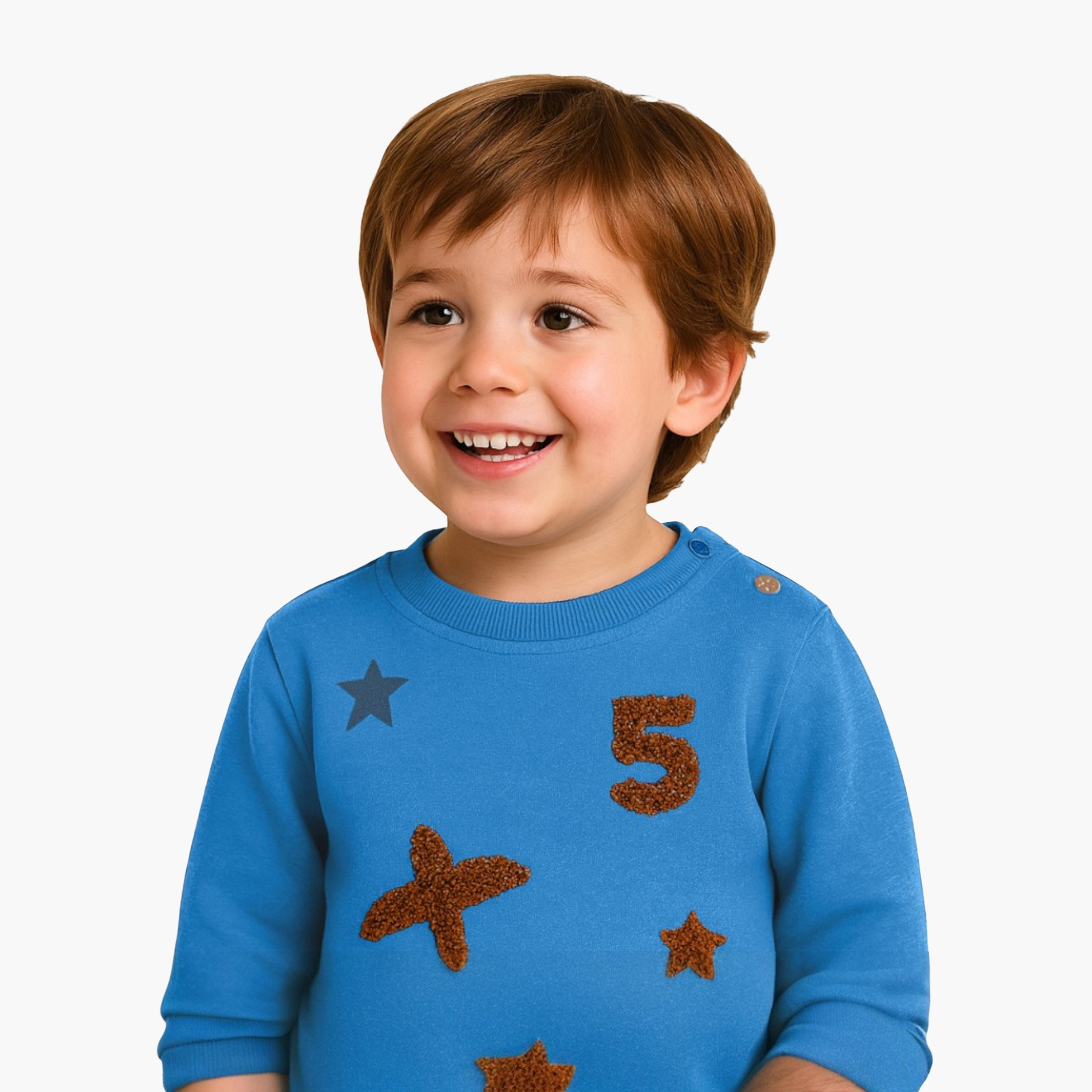 سويت شيرت مطبوع بأكمام طويلة مع بنطال ركض قطعتين من ديركجي-cpkids-clothing-boys-clothessets-image-4