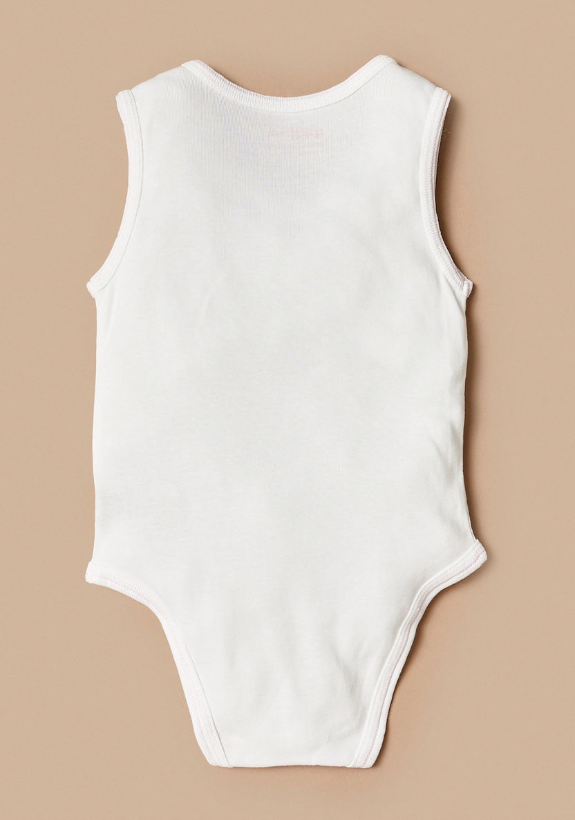 Giggles Printed Sleeveless Bodysuit with Snap Closure-Bodysuits-image-2
