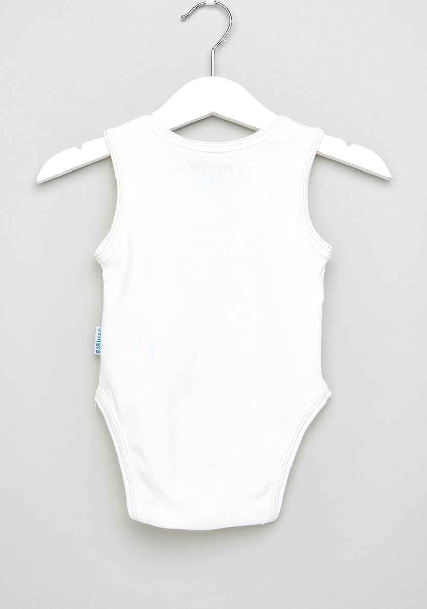 Juniors Printed Sleeveless Bodysuit-Bodysuits-image-2