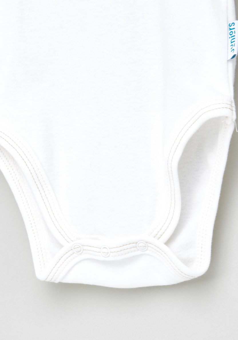 Juniors Printed Sleeveless Bodysuit-Bodysuits-image-3
