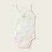 Giggles Printed Sleeveless Bodysuit with Bow Applique Detail-Bodysuits-thumbnail-0