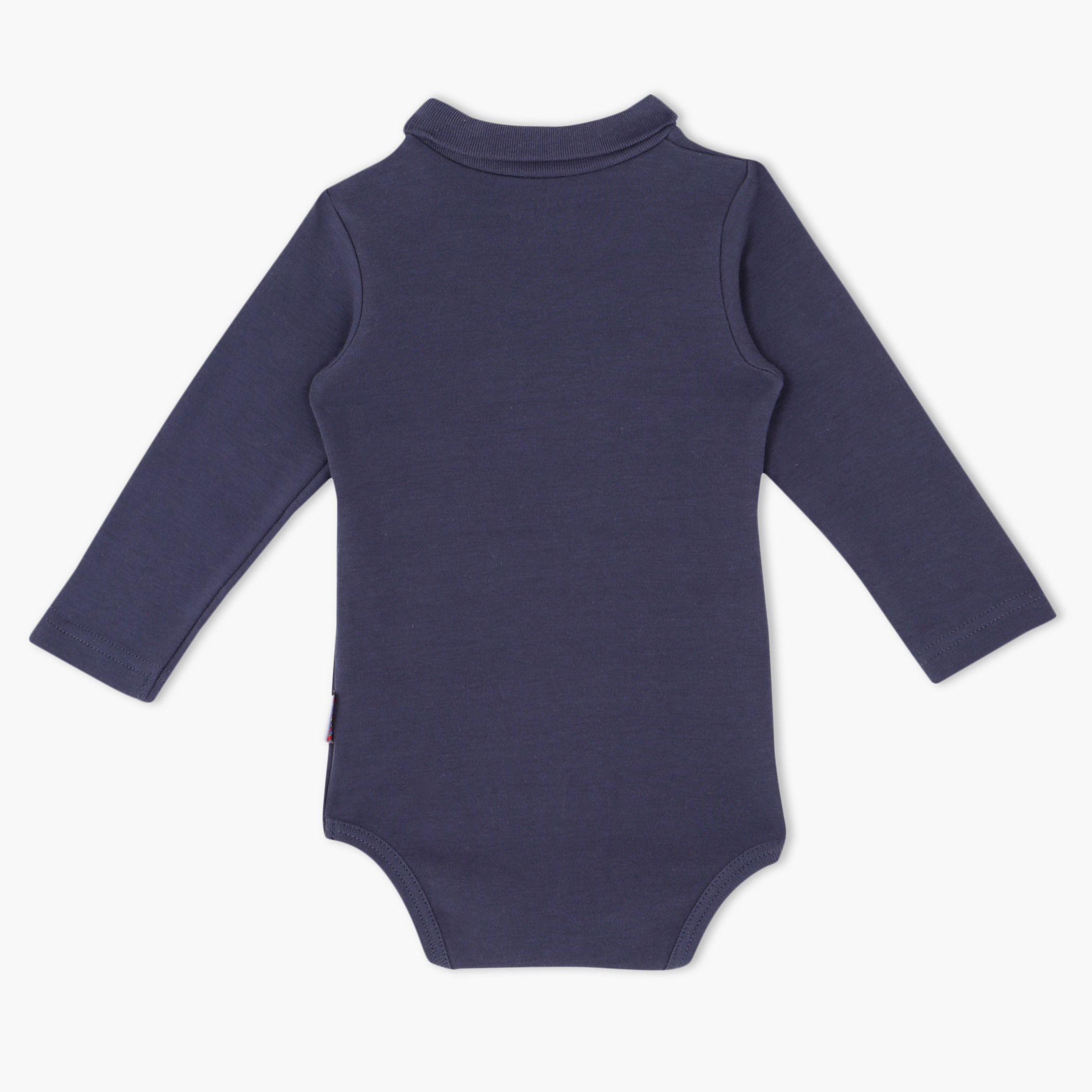 Juniors Printed Polo Neck Bodysuit -baby-boys-clothing-bodysuits-image-2