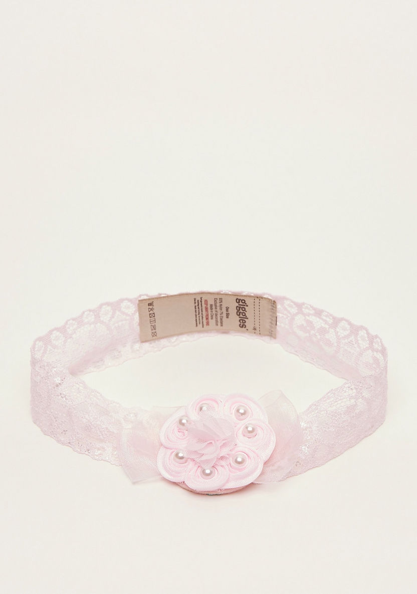 Giggles Lace Detail Head Band-Hair Accessories-image-1