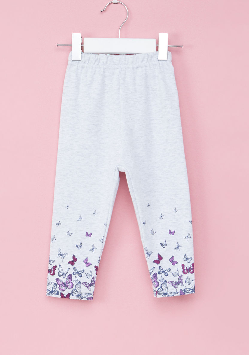 Juniors Printed T-Shirt and Pyjama Set-Pyjama Sets-image-3