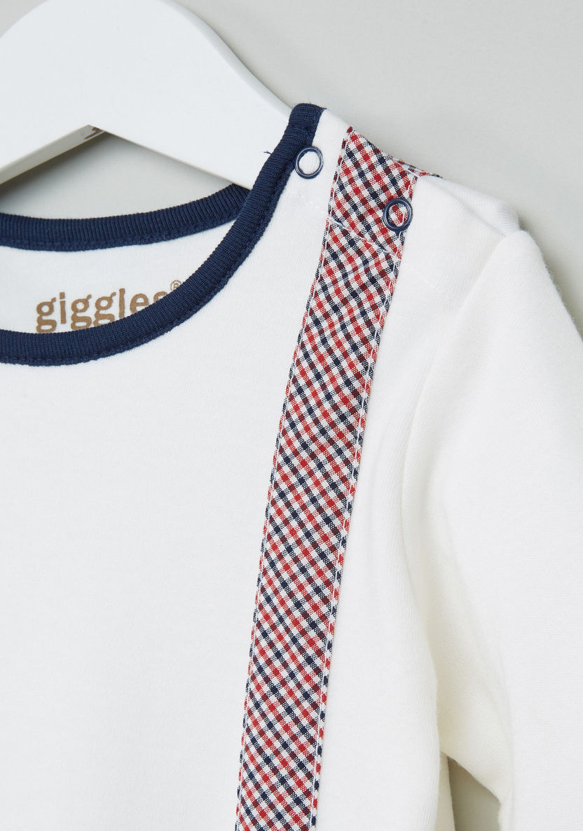 Giggles Long Sleeves T-shirt and Pyjama Set-Pyjama Sets-image-2