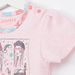 Juniors Printed Round Neck T-shirt with Shorts-Pyjama Sets-thumbnail-2