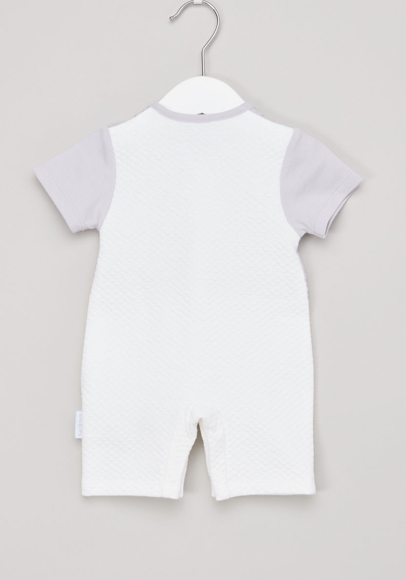 Giggles Textured Short Sleeves Romper-Rompers%2C Dungarees and Jumpsuits-image-2