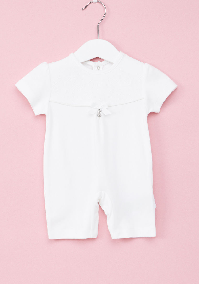 Giggles Textured Open Feet Romper-Rompers%2C Dungarees and Jumpsuits-image-0