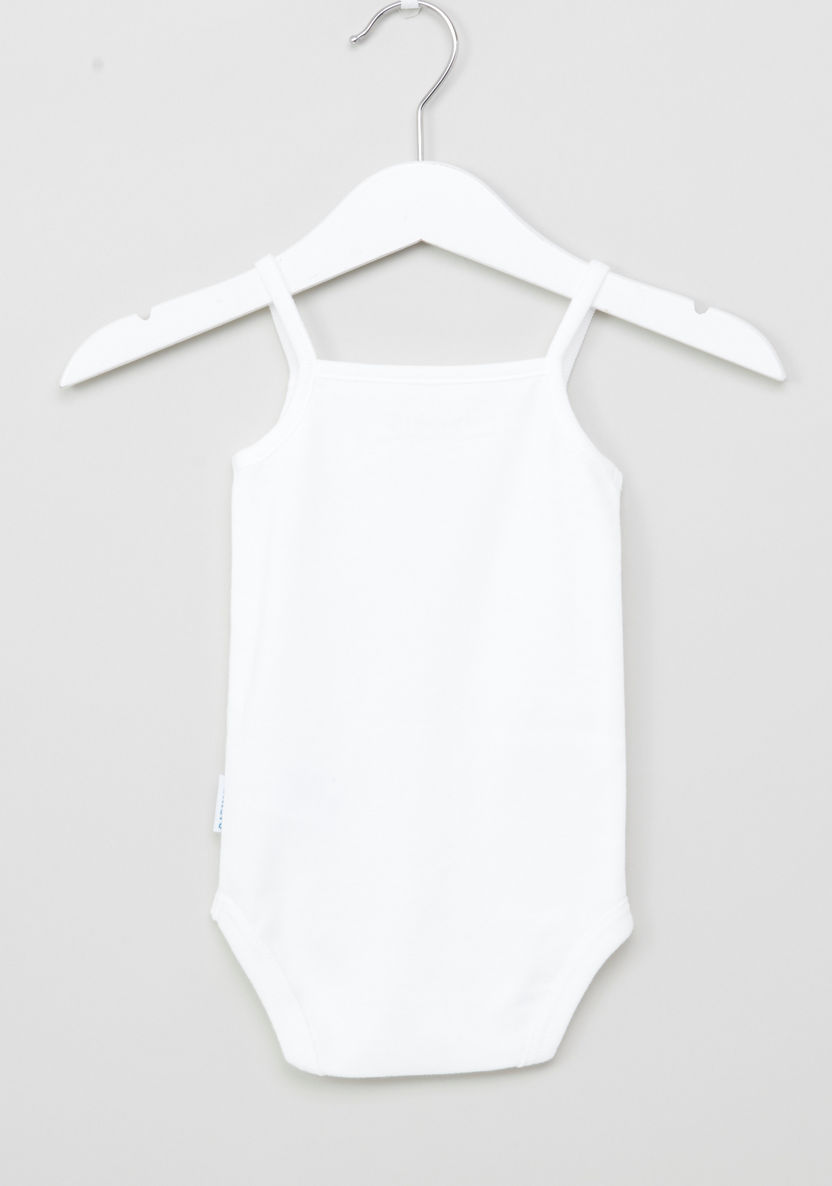 Juniors Printed Bodysuit with Spaghetti Straps-Bodysuits-image-2