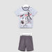 Juniors Printed T-shirt with Solid Shorts-Clothes Sets-thumbnail-0