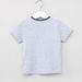Juniors Printed T-shirt with Solid Shorts-Clothes Sets-thumbnail-3