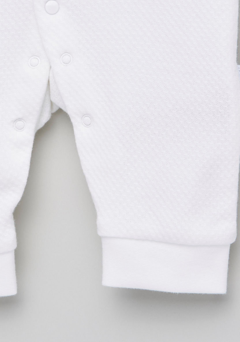 Giggles Mock Jacket Detail Textured Sleepsuit-Sleepsuits-image-3