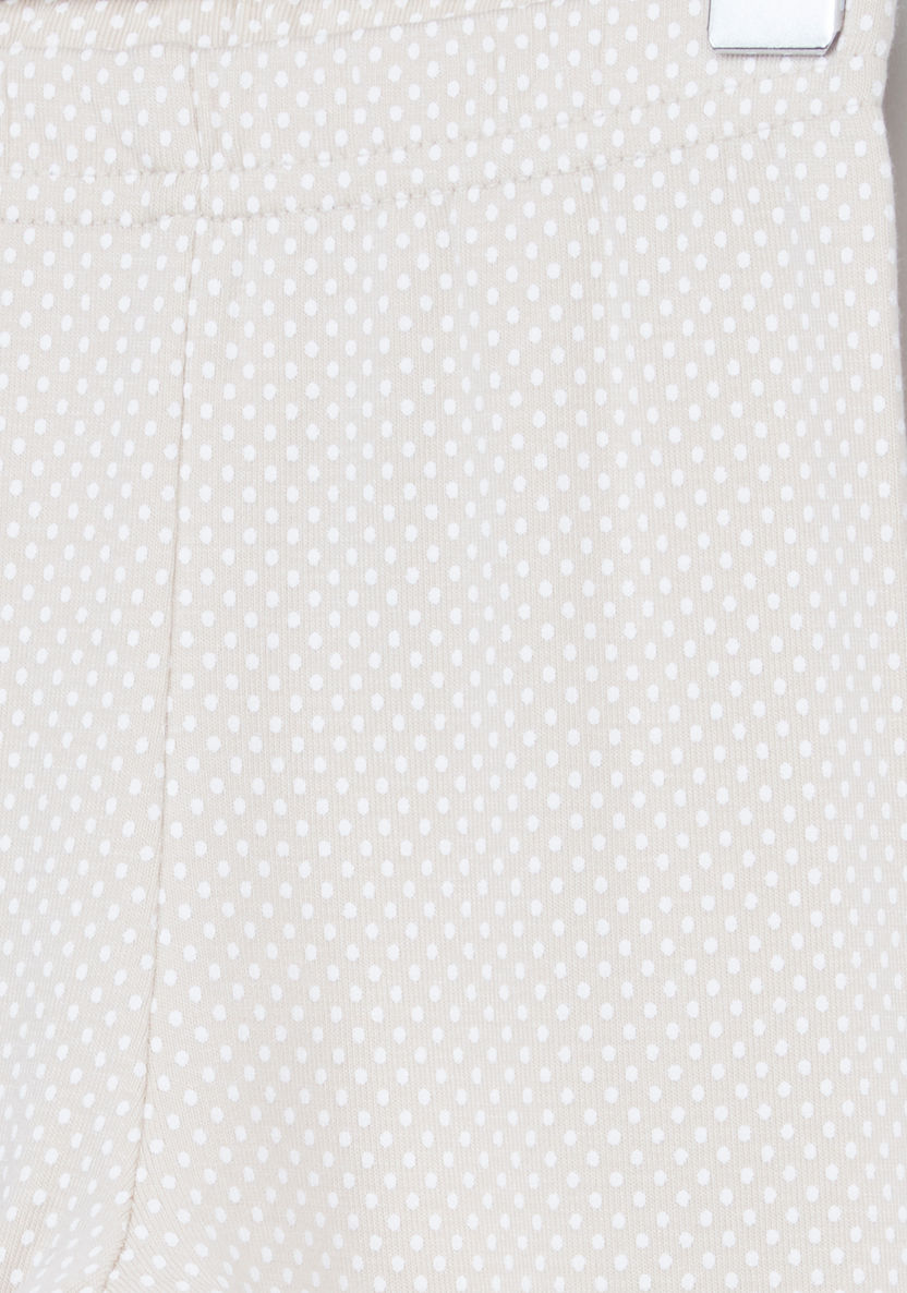 Giggles Embroidered T-shirt with Printed Jog Pants-Pyjama Sets-image-4