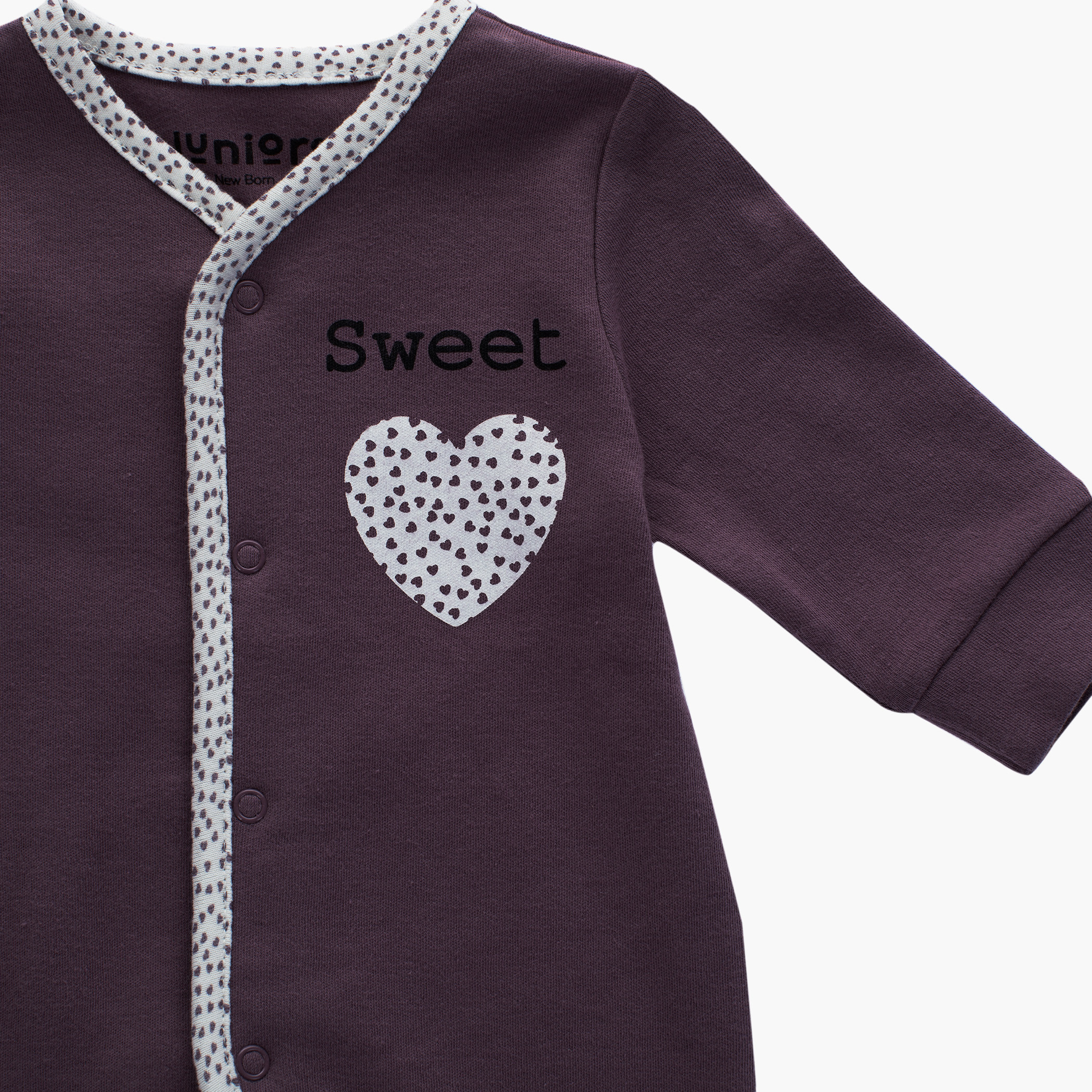 Juniors Printed Sleepsuit with Long Sleeves-baby-girls-clothing-nightwear-sleepsuits-image-2