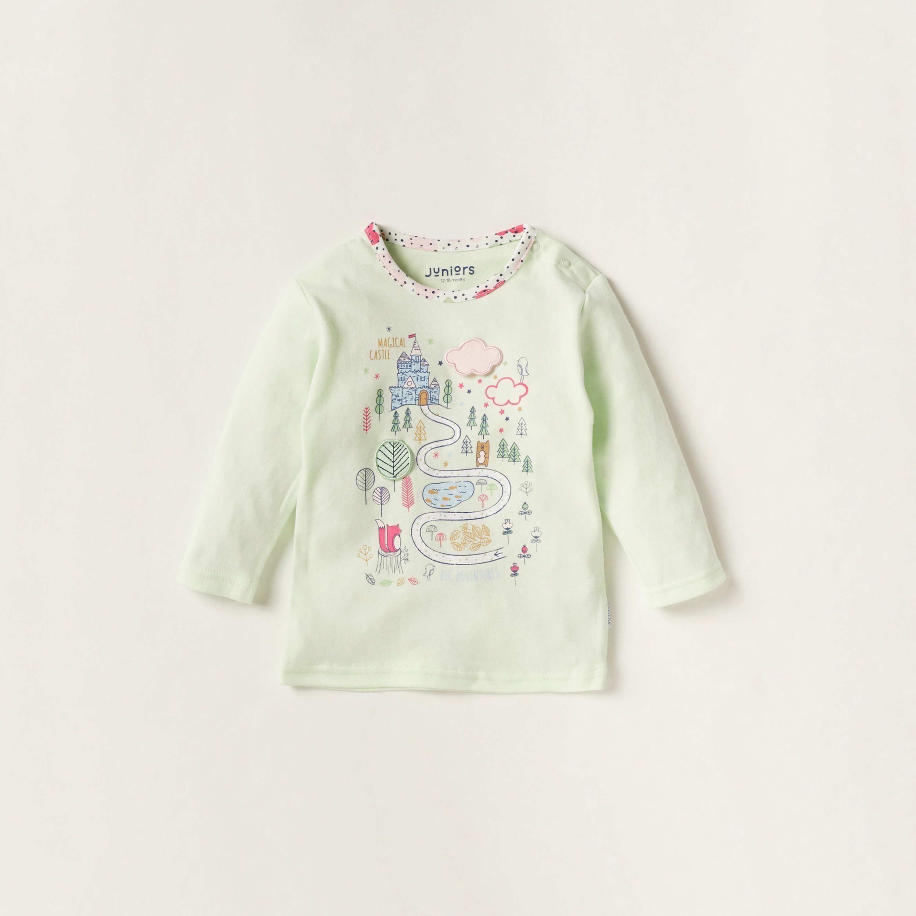 طقم بنطلون بيجاما وتيشيرت بأكمام طويلة وطبعات من جونيورز-baby-boys-clothing-nightwear-pyjamasets-image-3