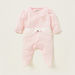 Giggles Butterfly Applique Detail Closed Feet Sleepsuit-Sleepsuits-thumbnail-0