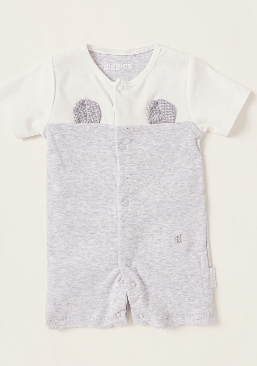 Giggles Romper with Short Sleeves and Applique-Rompers%2C Dungarees and Jumpsuits-image-0