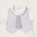 Giggles Solid Closed Feet Sleepsuit with Neck Tie and Long Sleeves-Sleepsuits-thumbnail-1