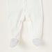 Giggles Solid Closed Feet Sleepsuit with Neck Tie and Long Sleeves-Sleepsuits-thumbnail-2