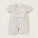 Giggles Printed Romper with Lace Accent and Snap Button Closure-Rompers%2C Dungarees and Jumpsuits-thumbnail-0