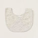 Giggles All-Over Print Bib with Lace and Bow Detail-Bibs and Burp Cloths-thumbnail-0