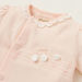 Giggles Applique Detail Closed Feet Sleepsuit with Long Sleeves-Sleepsuits-thumbnail-1
