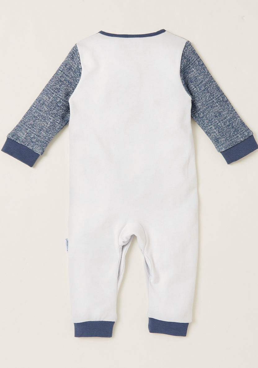 Juniors Denim Open Feet Sleepsuit with Pockets-Sleepsuits-image-3