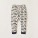 Giggles Printed Round Neck T-shirt and Full Length Pyjama Set-Pyjama Sets-thumbnail-2