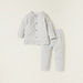 Giggles Printed Shirt and Full Length Pyjama Set-Pyjama Sets-thumbnail-0