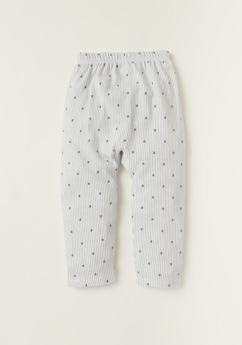 Giggles Printed Shirt and Full Length Pyjama Set-Pyjama Sets-image-2