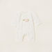 Giggles Textured Open Feet Sleepsuit with Floral Applique Detail-Sleepsuits-thumbnail-0
