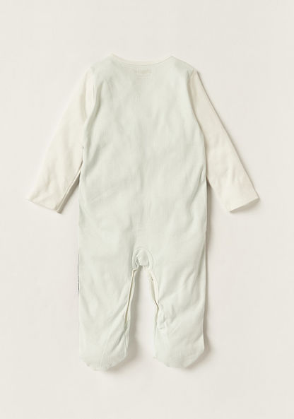 Giggles Lace Detail Sleepsuit with Long Sleeves-Sleepsuits-image-3
