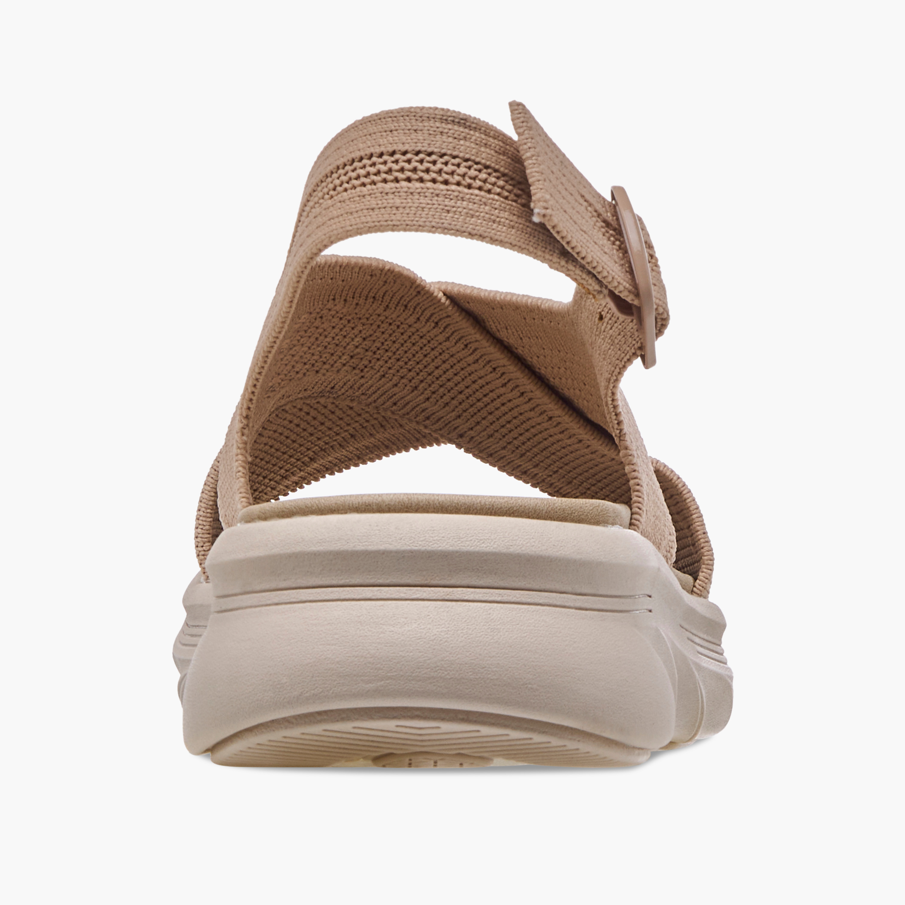 صندل بارز الملمس بأحزمة متقاطعة وإبزيم إغلاق من فلورا بيلا-women-shoes-flats-sandals-image-5