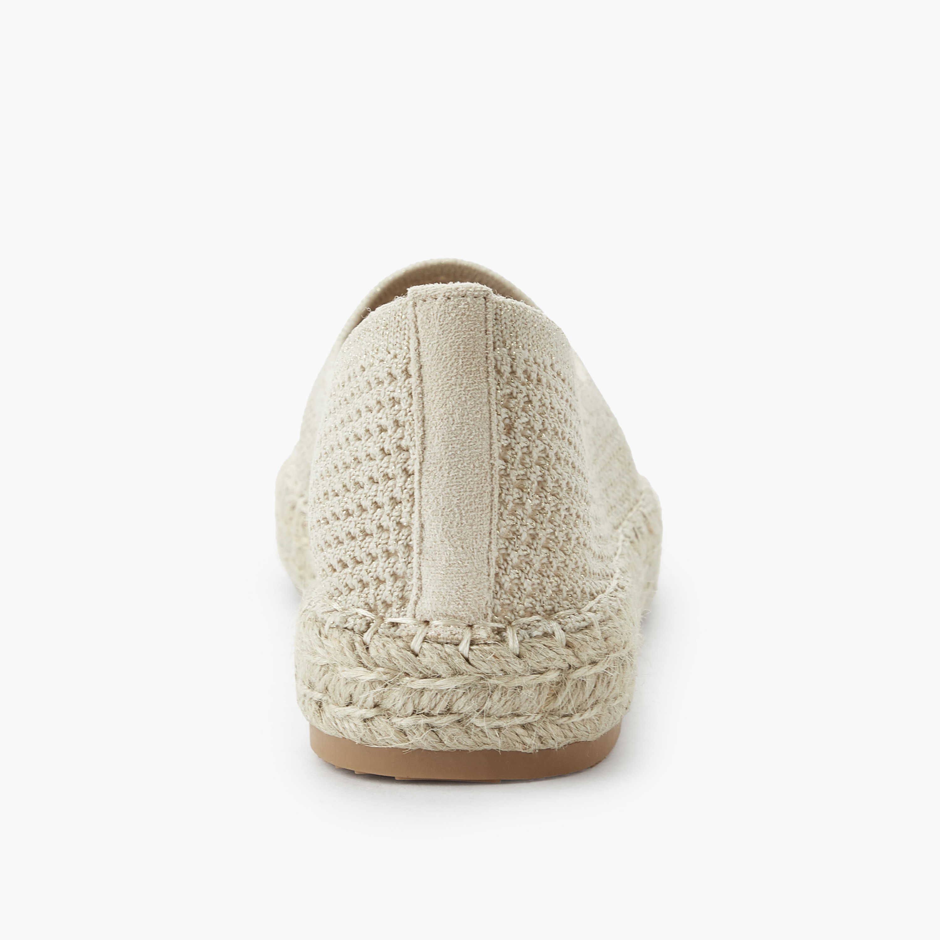 Peppermint Women Textured Espadrille Loafers-women-shoes-flats-loafers-image-4