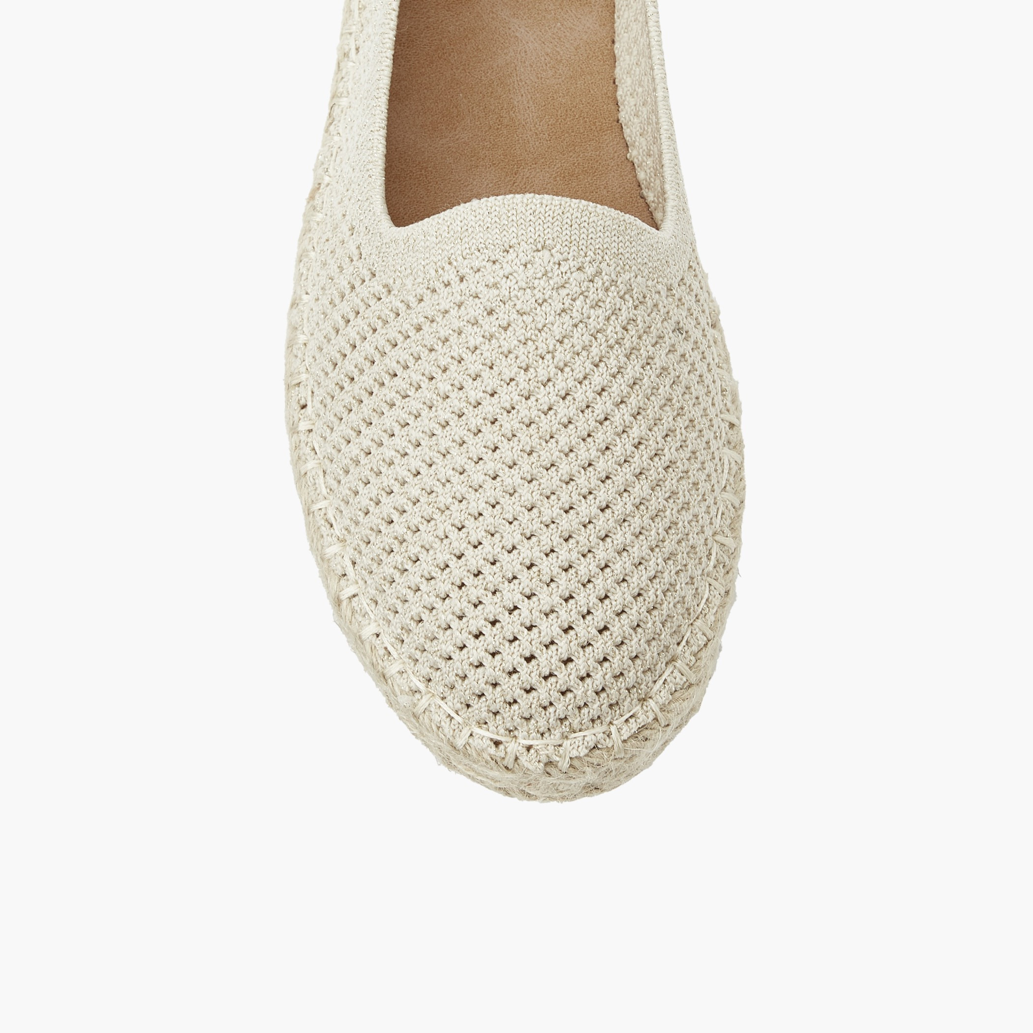 Peppermint Women Textured Espadrille Loafers-women-shoes-flats-loafers-image-5