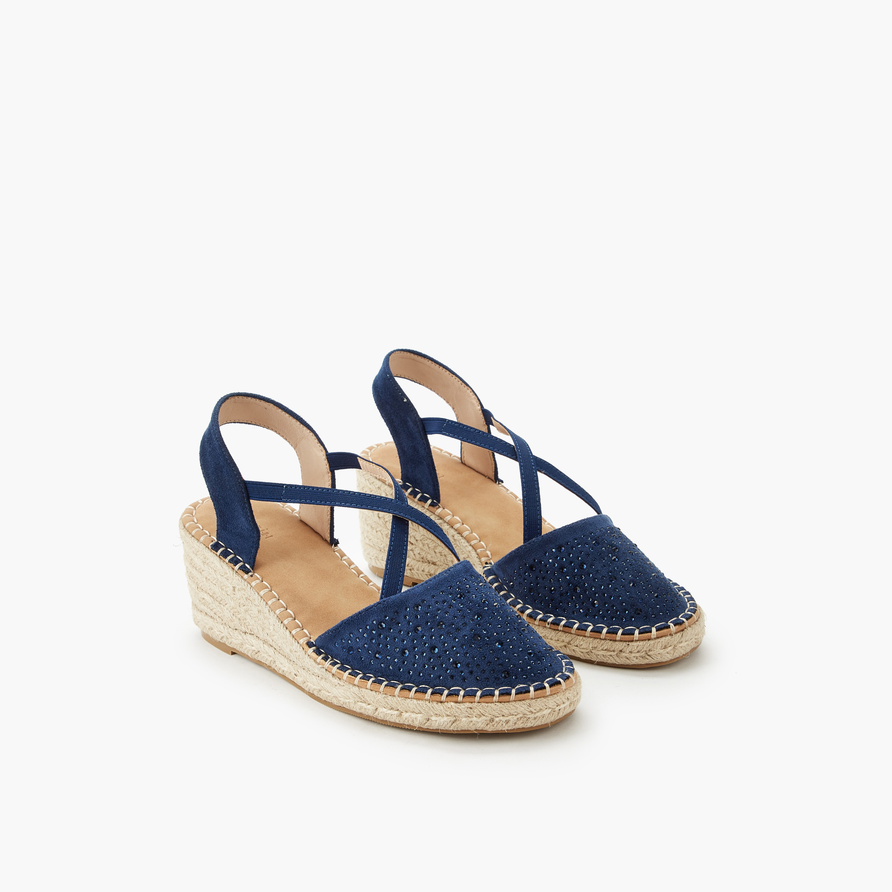 Peppermint Women Wedge Heel Espadrille Sandals-women-shoes-sandals-heeled-image-1