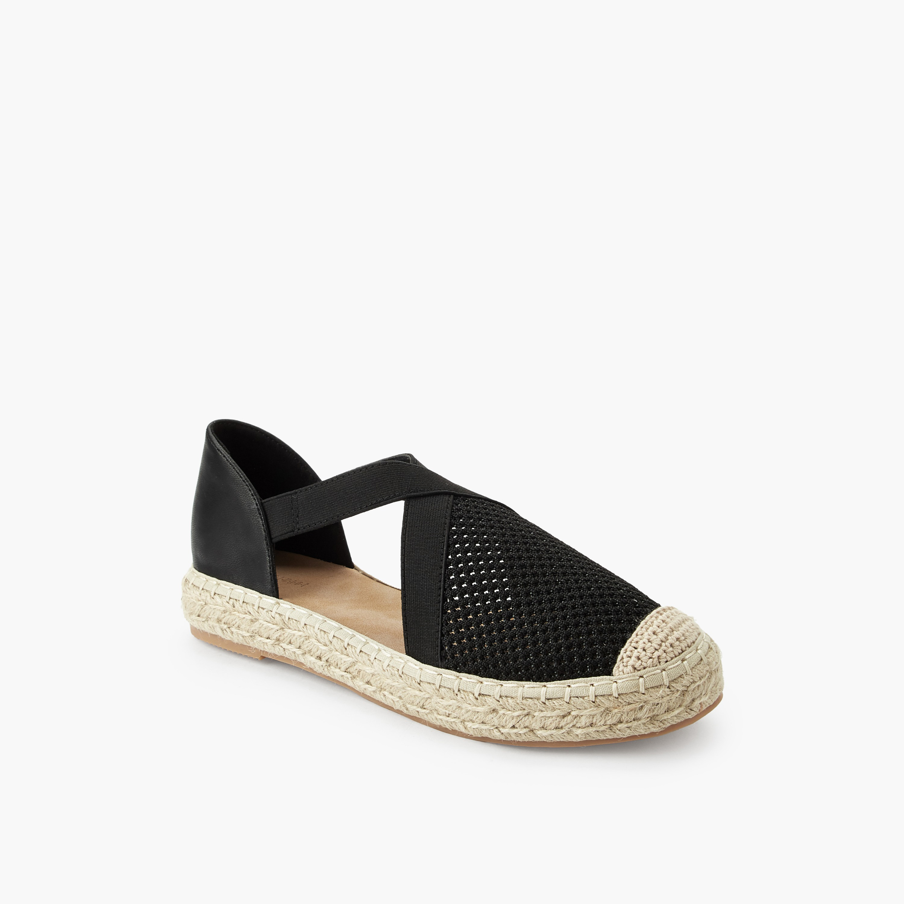 Peppermint Women Textured Espadrille Shoes-women-shoes-flats-espadrilles-image-2