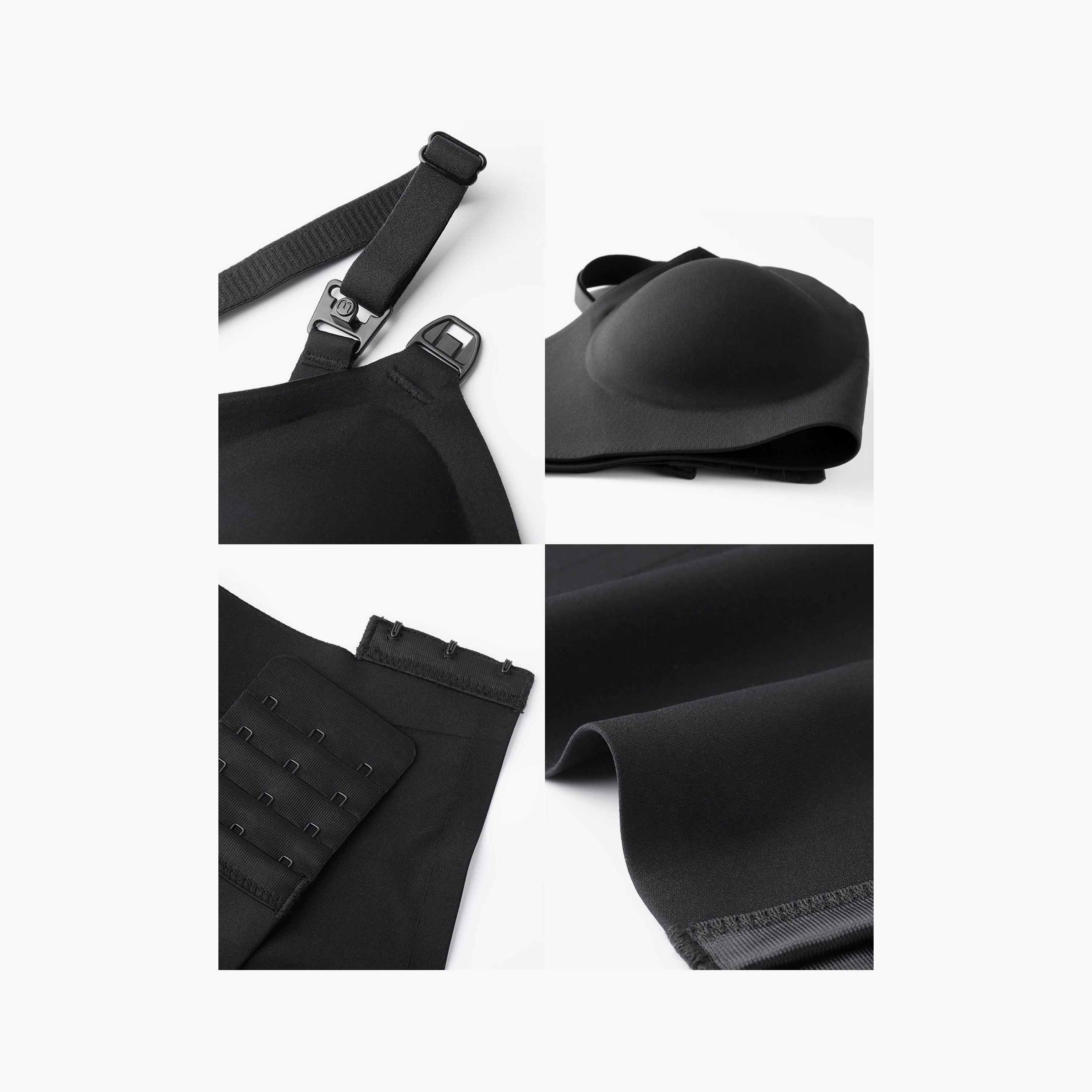 Momcozy Ultra Soft & Omni Maternity Nursing Bra - Black-baby-maternalcare-maternitywear-image-2