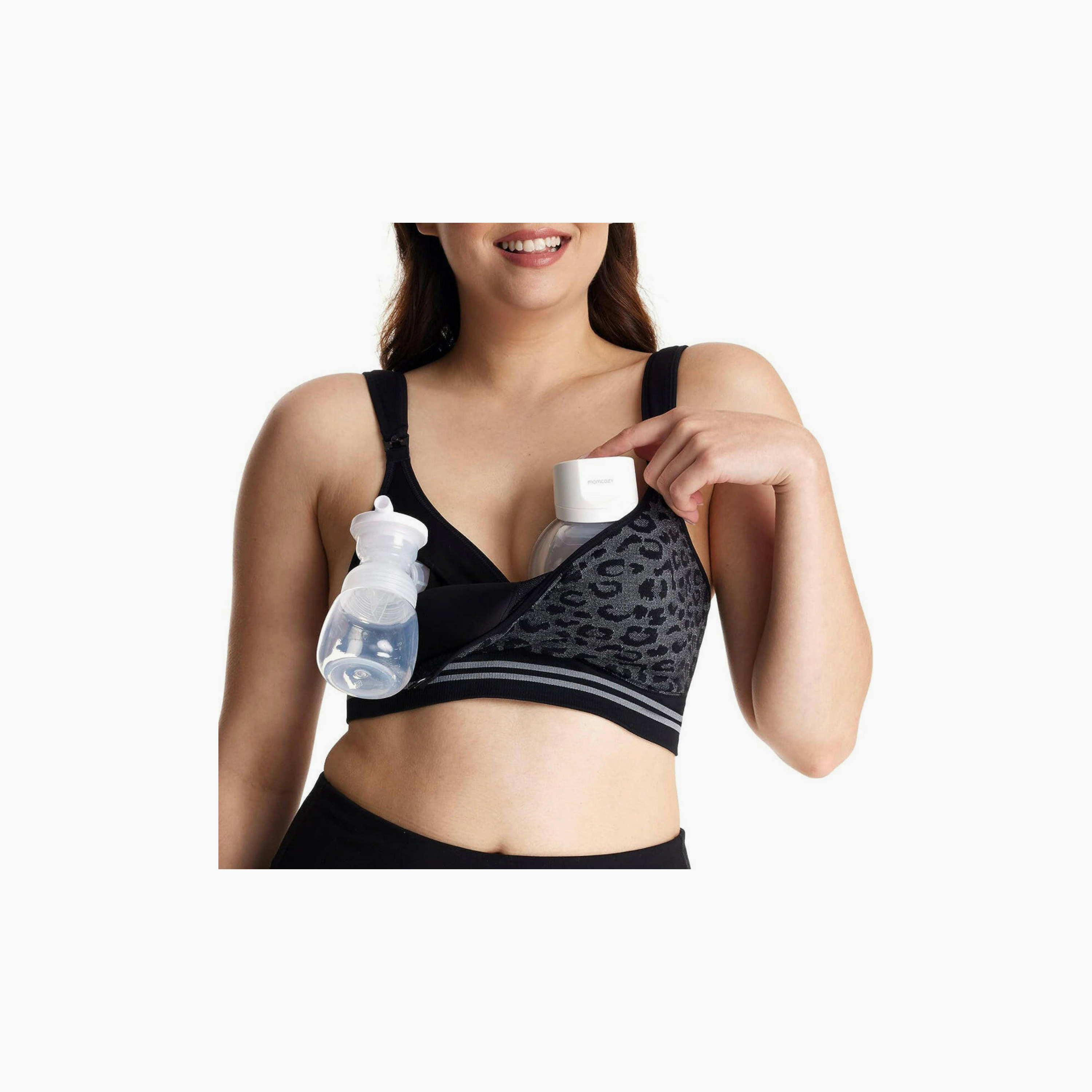 حمالة صدر  4 في 1 للرضاعة الطبيعية وشفط الحليب بدون استخدام اليدين من مومكوزي-baby-maternalcare-maternitywear-image-1