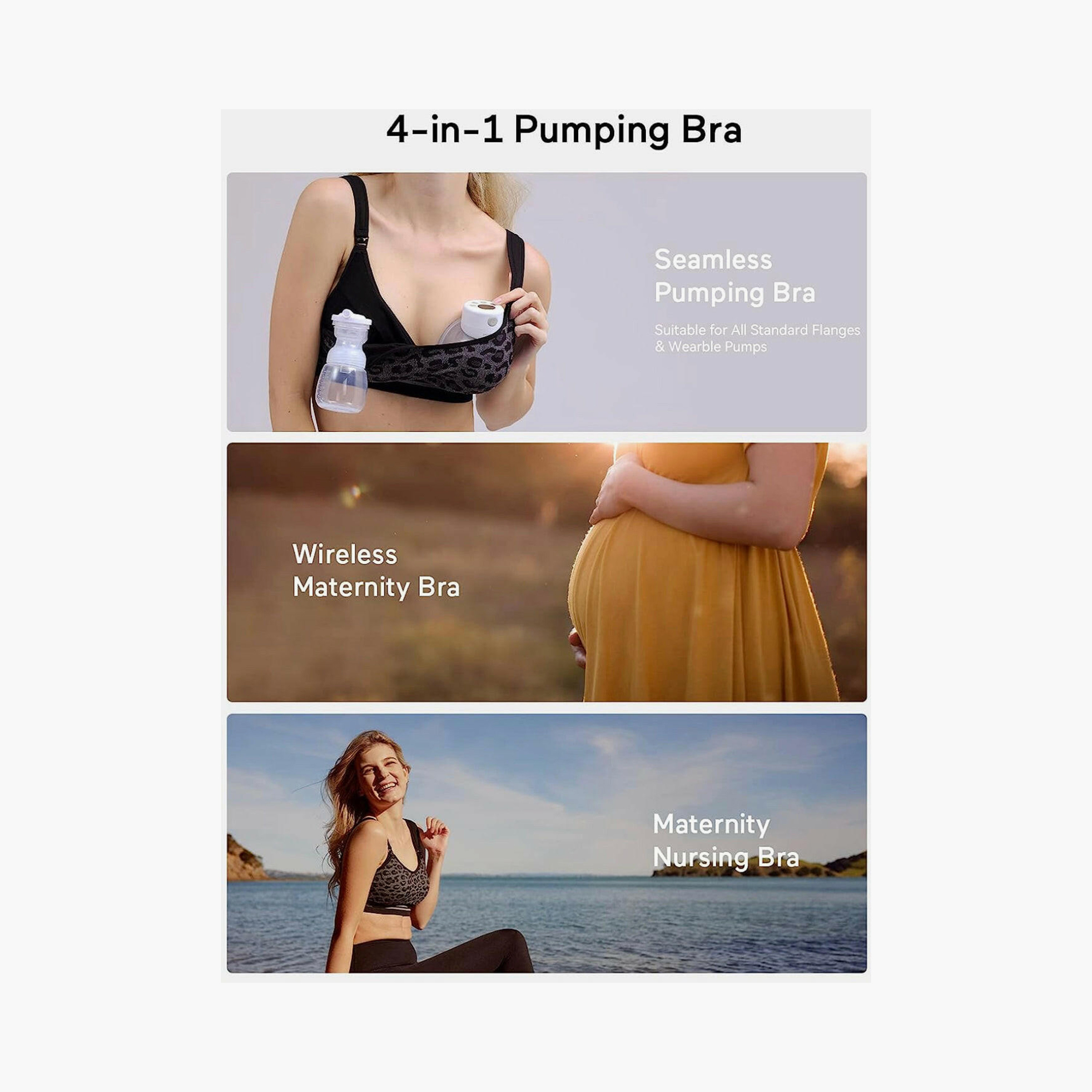 Momcozy 4-in-1 Hands-Free Nursing & Pumping Bra-baby-maternalcare-maternitywear-image-2