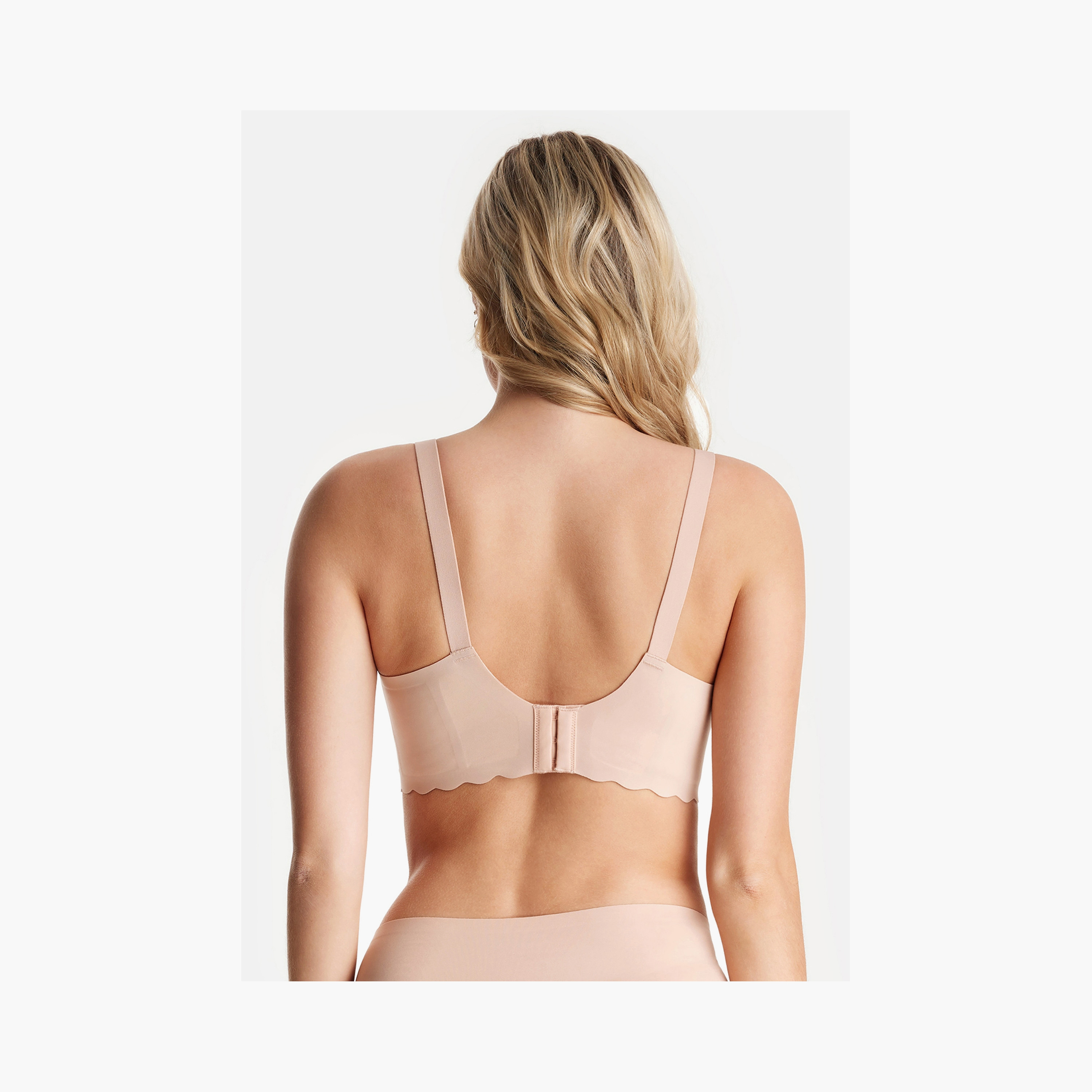 Momcozy Seamless Support Floral Nursing Bra - Beige & Oyster Pink-baby-maternalcare-maternitywear-image-3