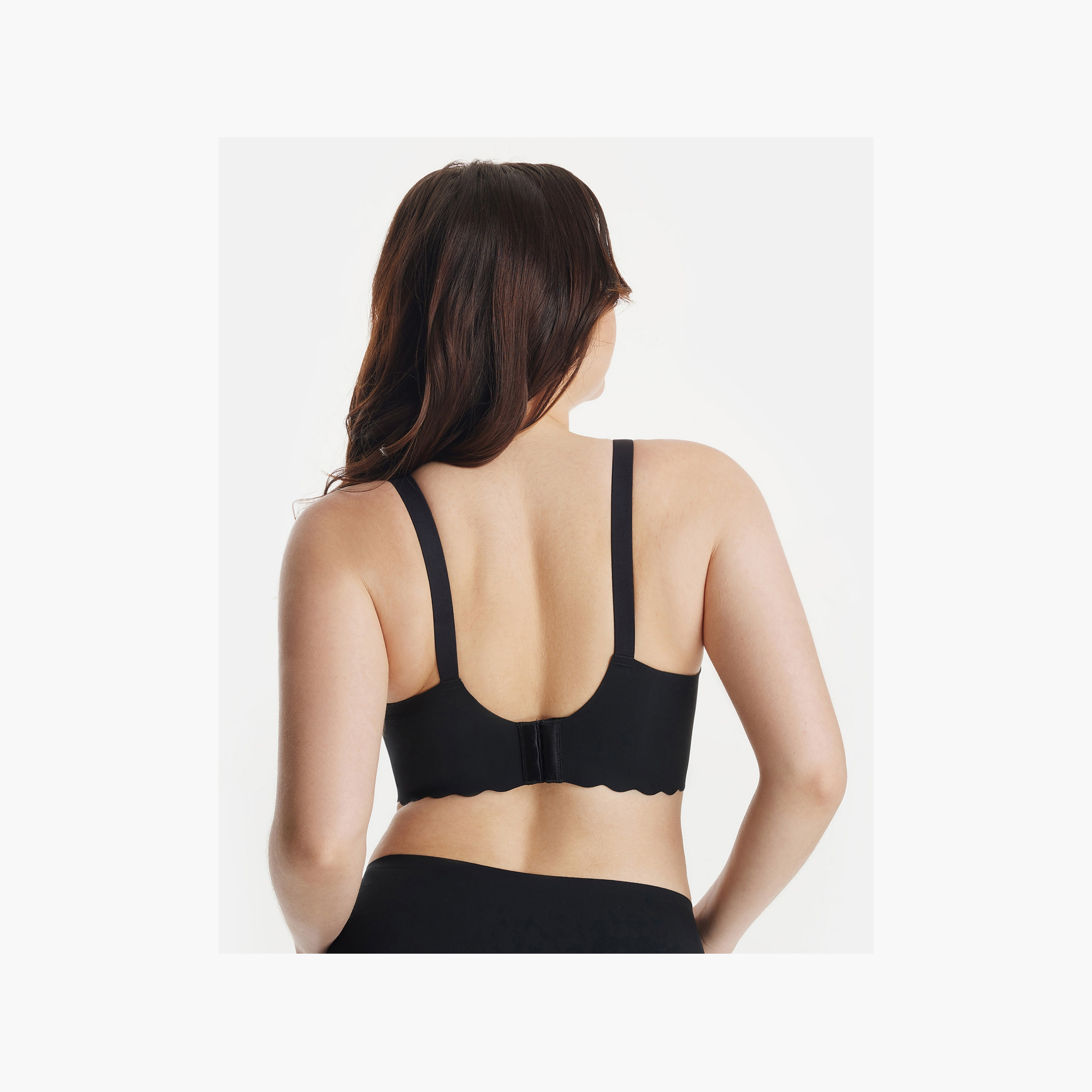 Momcozy Seamless Support Floral Nursing Bra - Black-baby-maternalcare-maternitywear-image-5