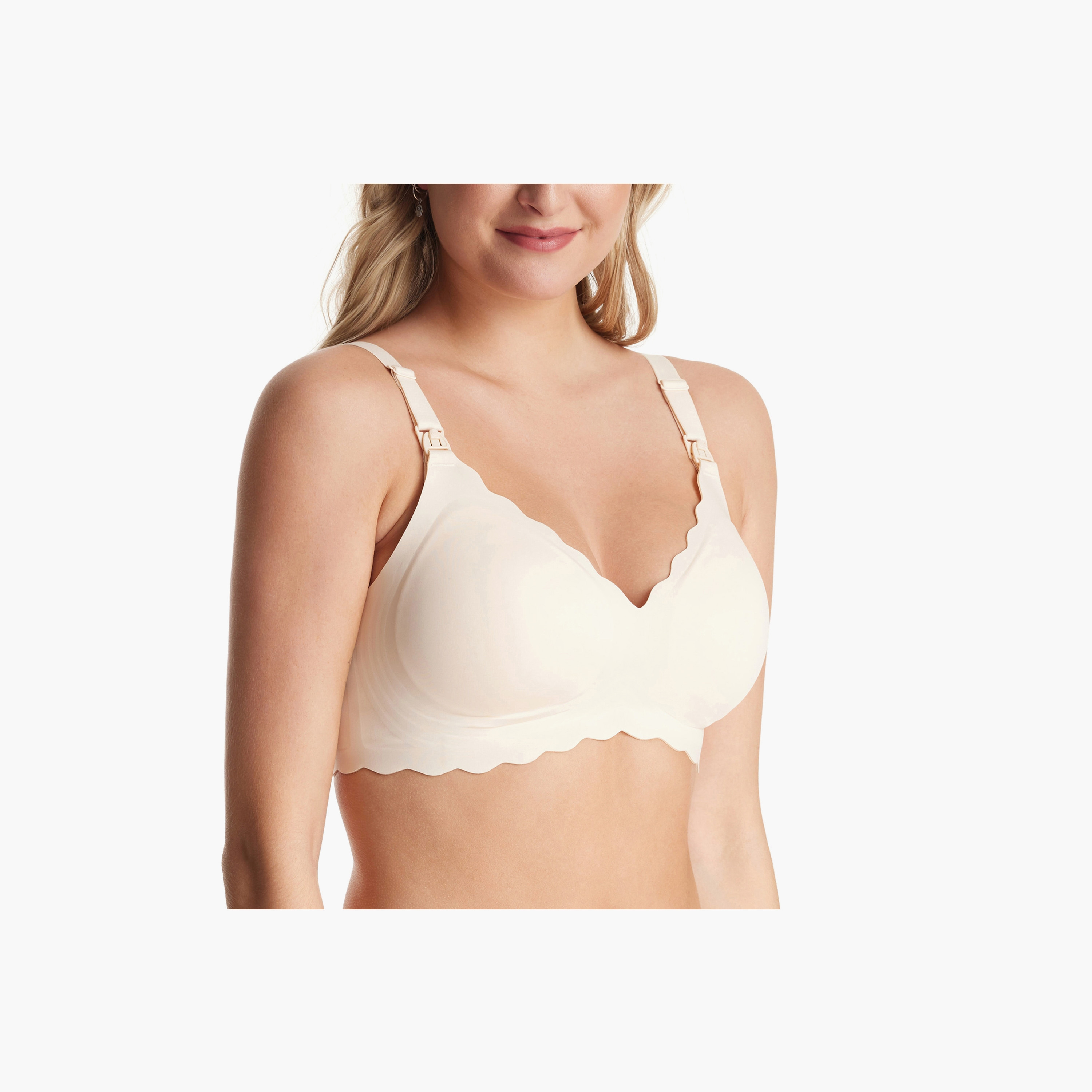 حمالة صدر للرضاعة والدعم بنقشة زهور كريمي من مومكوزي-women-clothing-maternity-lingerie-bras-image-5