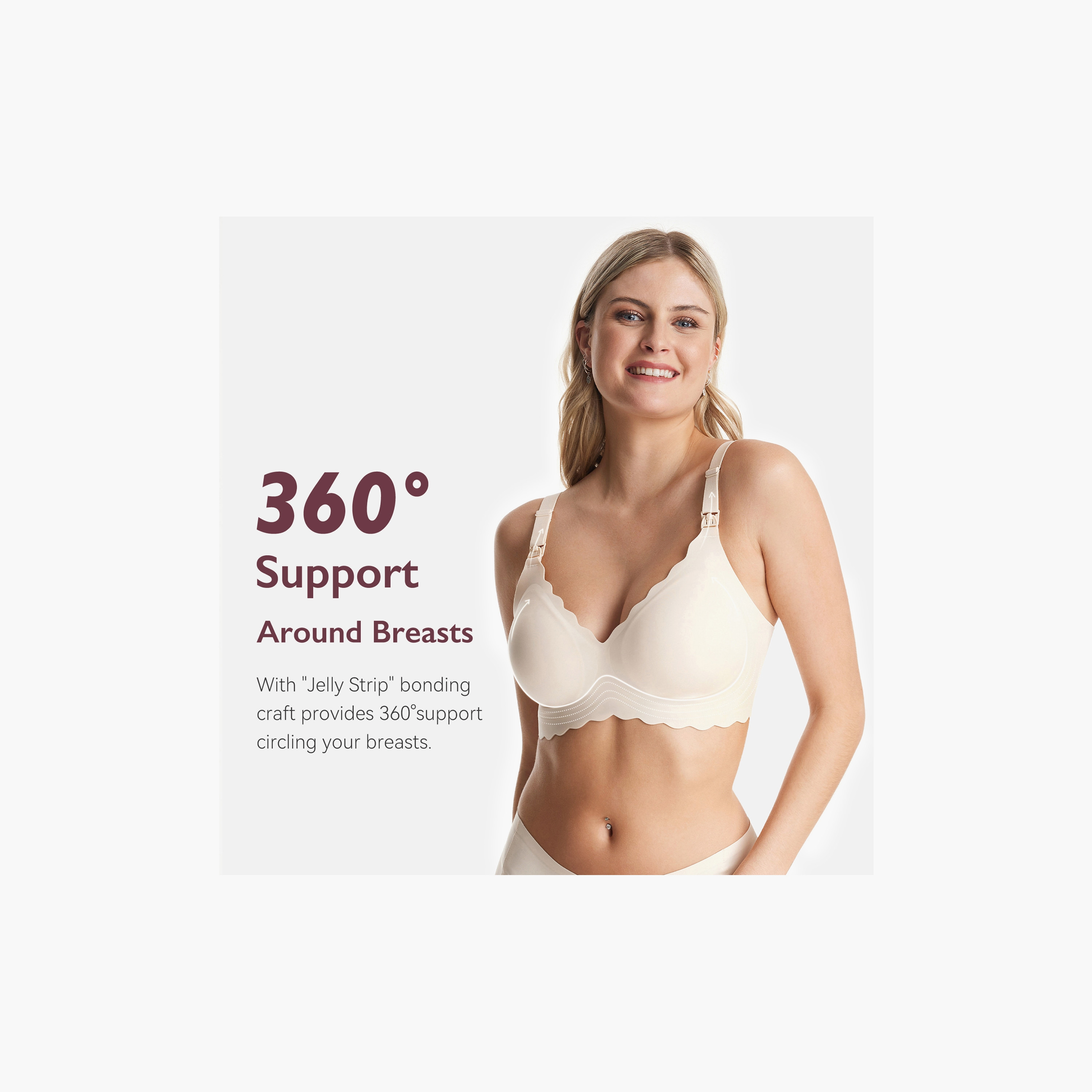 Momcozy Seamless Support Floral Nursing Bra - Cream-women-clothing-maternity-lingerie-bras-image-7