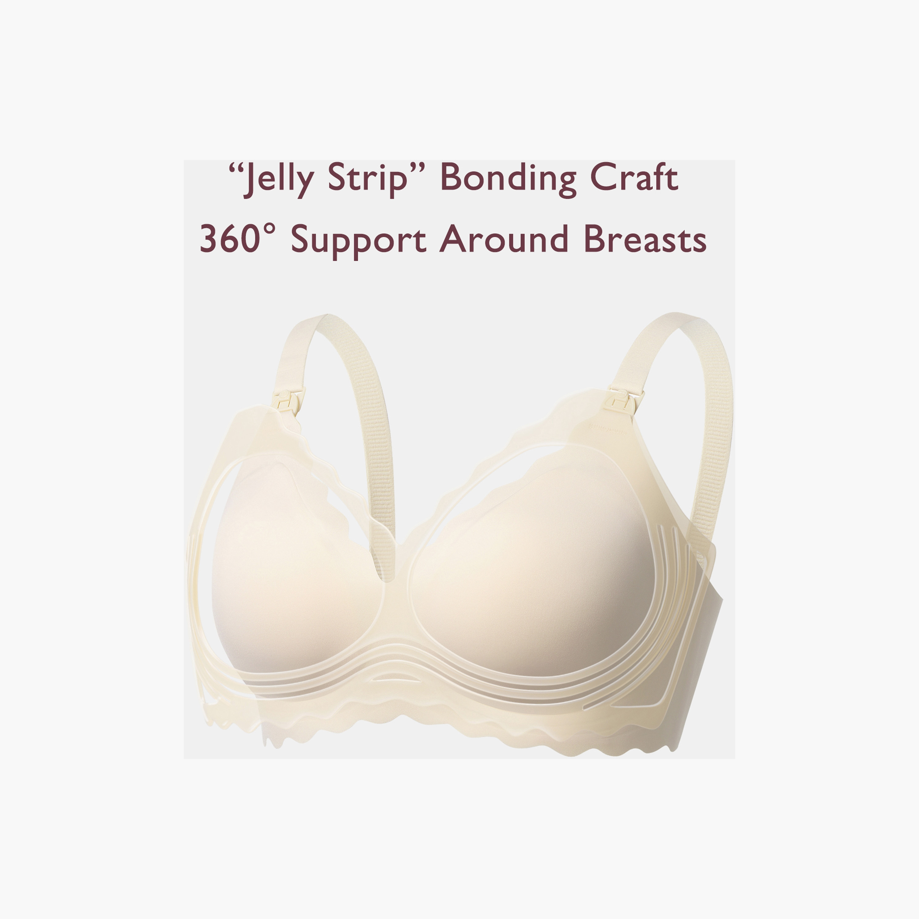 حمالة صدر للرضاعة والدعم بنقشة زهور كريمي من مومكوزي-women-clothing-maternity-lingerie-bras-image-9