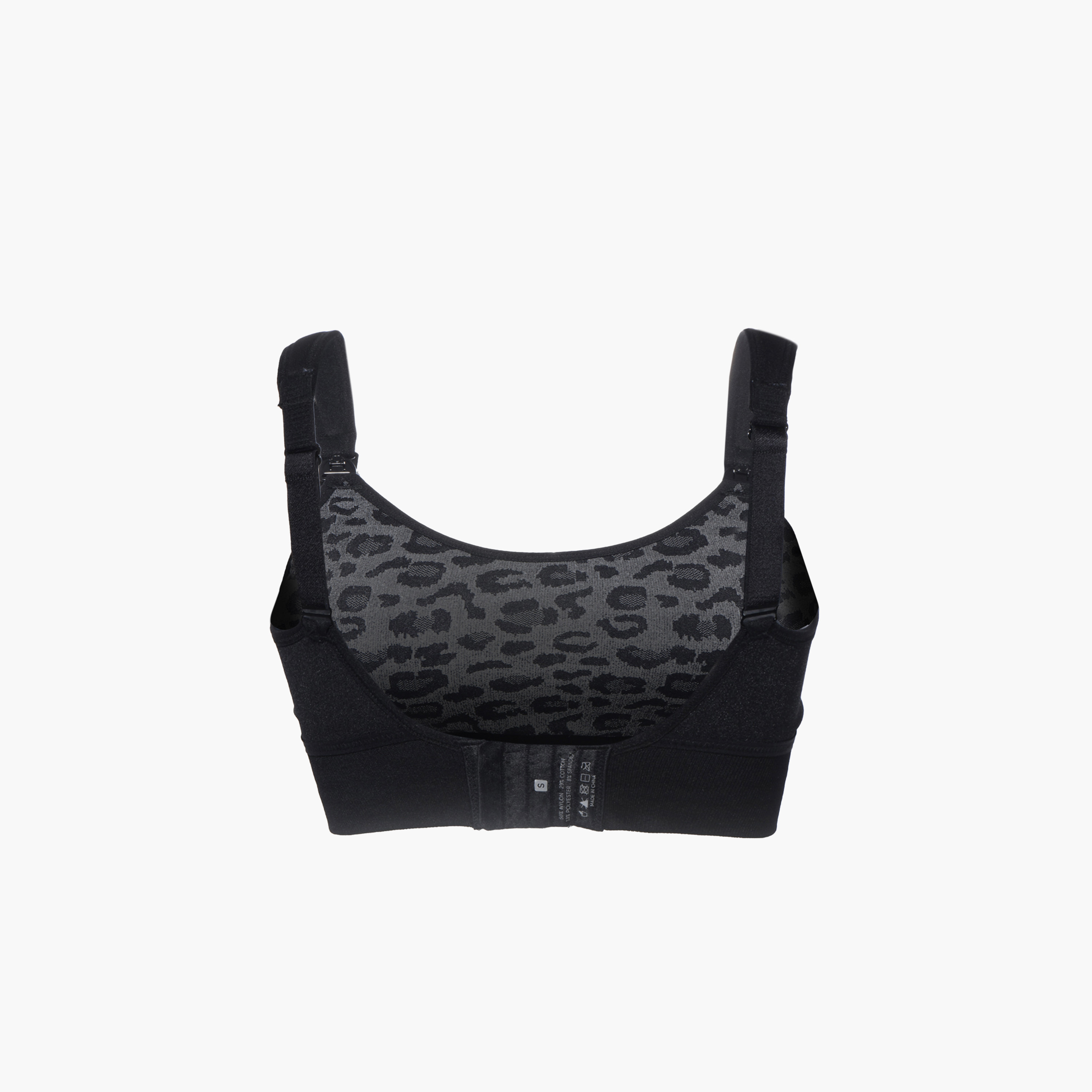 حمالة صدر للشفط بدون استخدام اليدين 4 في 1 نقشة فهد رمادي من مومكوزي-baby-maternalcare-maternitywear-image-4