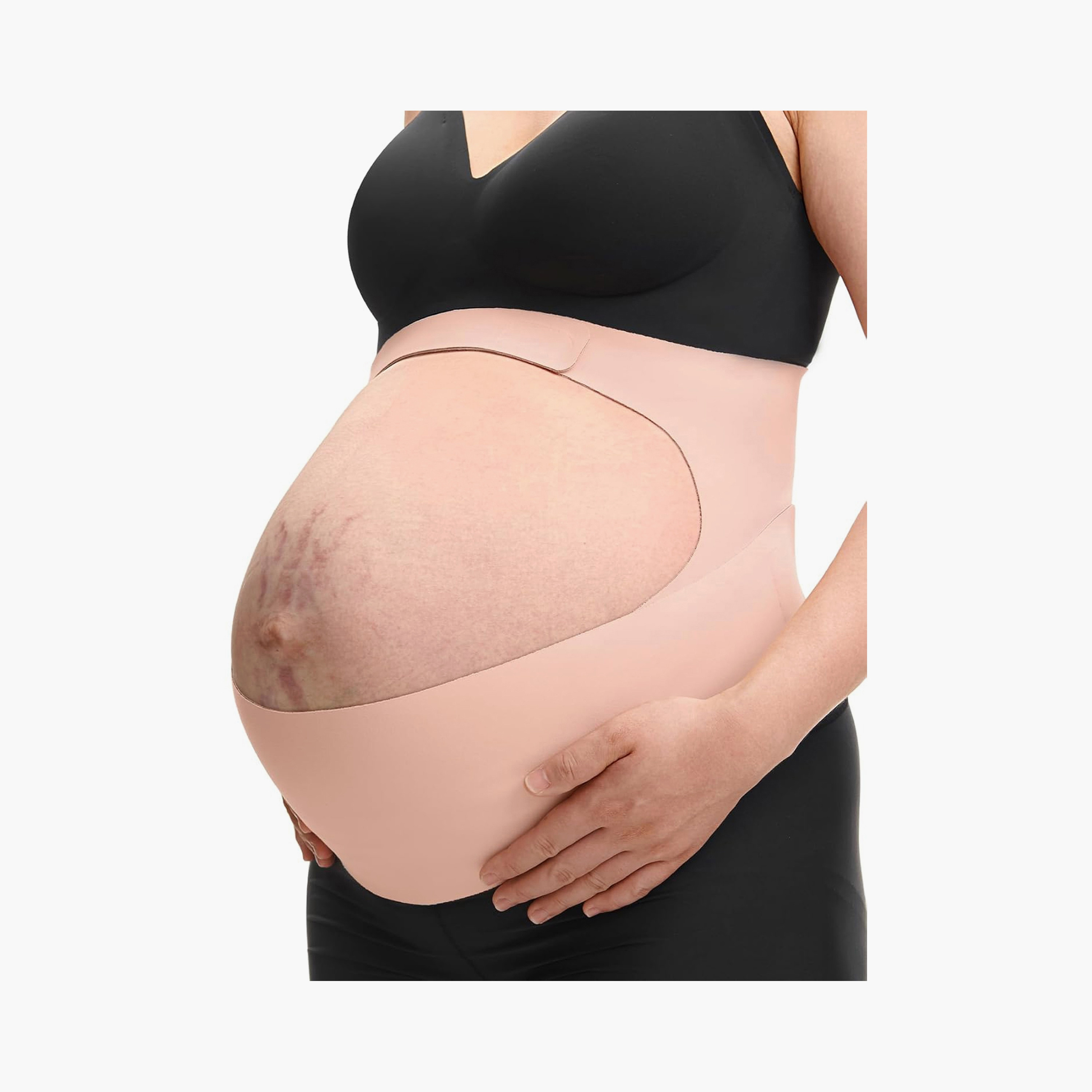 Momcozy Ergonest Maternity Belly Band - Beige - Medium-baby-maternalcare-maternitywear-image-2